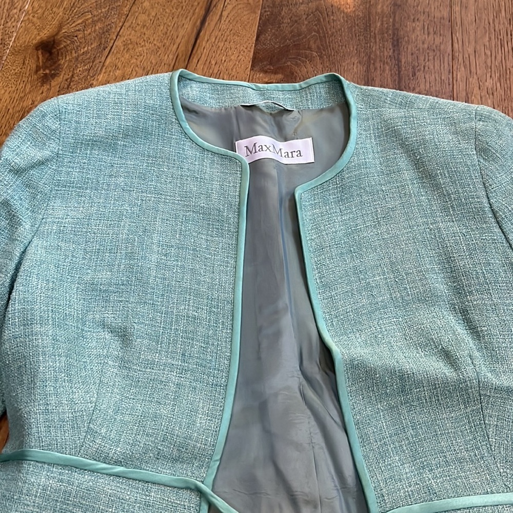 MaxMara Light Blue Jacket - image 2